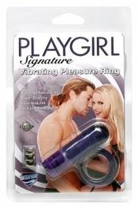 PLAYGIRL PLEASURE RING W/P PURPLE VIB.