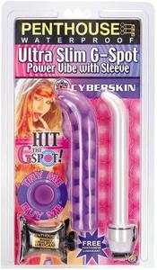 ULTRA SLIM G-SPOT W/SLEEVE-PURPLE