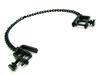 NIPPLE CLAMP PRESS W/CHAIN BLACK