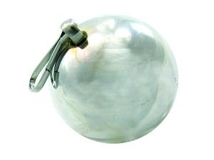 WEIGHT BALL W/CLIP 10 OZ CHROME