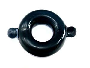 COCK RING ELASTOMER LARGE SMOKE BLACK