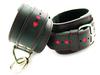 RESTRAINT ANKLE LEATHER W/RED HEARTS