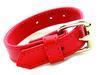 COCK RING LEATHER W/BUCKLE RED 5-9