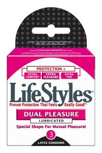 LIFESTYLES DUAL PLEASURE 3PK