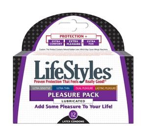 LIFESTYLES PLEASURE PACK 3PK