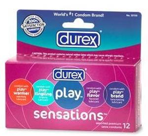 DUREX PLAY SENSATIONS 12 PACK