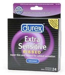 DUREX EXTRA SENSATIVE RIBBED 3 PACK