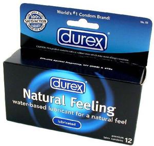 DUREX NATURAL FEELING LUBRICATED 12 PACK