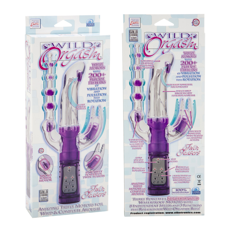 Вибратор С Тройной Стимуляцией