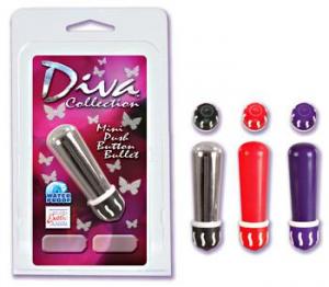 DIVA COLLECTION MINI PUSH BUTTON BULLET