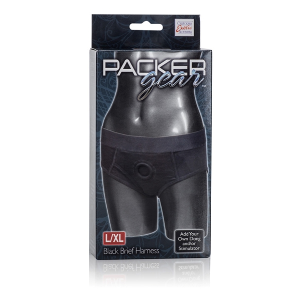 Packer Gear Black Brief Harness L/Xl - SE157515
