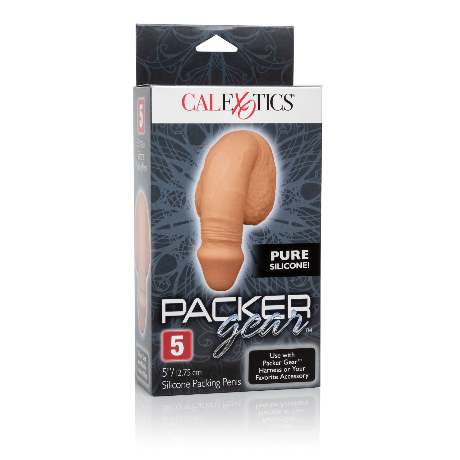 PACKER GEAR 5IN SILICONE PENIS TAN - SE158125