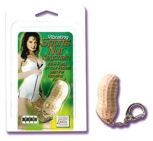 VIBRATING SPORTS NUT KEYCHAIN 