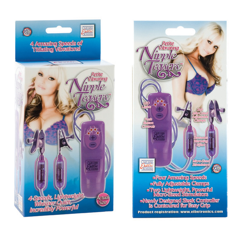 Виброзажимы для сосков Nipple Play® Nipplettes® Pink SE-2589-04-2 - California Exotic Novelties - Зажимы для сосков - Купить