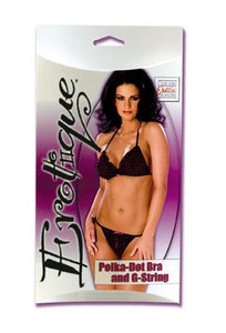 POLK DOT BRA  G- STRING