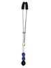 TWEEZER CLIT CLAMP W/BLUE BEADS