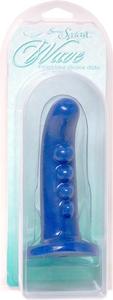 SEDEUX WAVE SILICONE DILDO MATTE BLUE