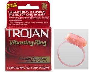 TROJAN VIB. RING W/CONDOM EA.