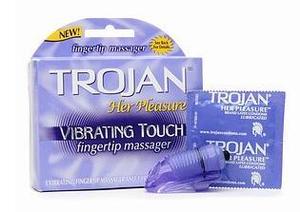 TROJAN HER PLEASURE FINGERTIP MASSAGER