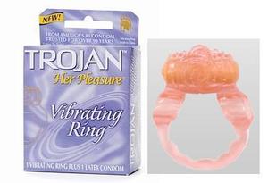 TROJAN HER PLEASURE VIBRATING RING