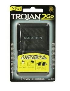 TROJAN 2GO ULTRA THIN 2PK