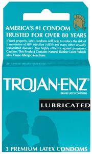 TROJAN ENZ (LUBED) 3PK