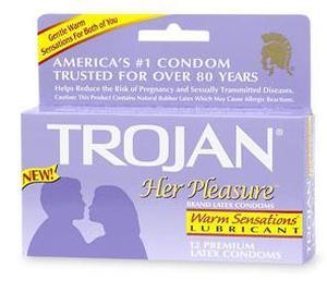 TROJAN HER PLEASURE WARMING 12 PK