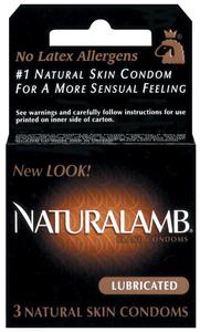 TROJAN NATURALAMB CONDOMS  3PK