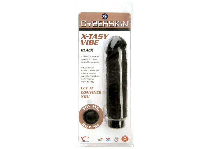 Cyberskin black vibrator