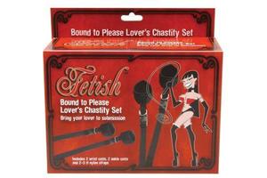 BOUND TO PLEASE LOVER'S CHASTITY SET