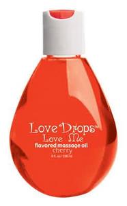 LOVE DROPS MASSAGE OIL KIWI STRAWBERRY