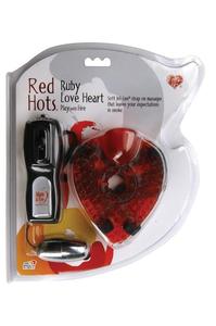 RED HOTS RUBY LOVE HEART