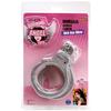 BURNING ANGEL RUBBER ANKLE CUFFS SILVER