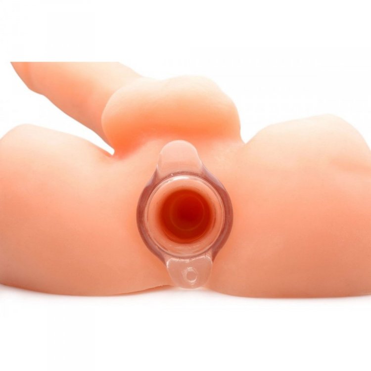 XR Brands MASTER SERIES GAPE GLORY CLEAR HOLLOW ANAL PLUG XRAF816LG