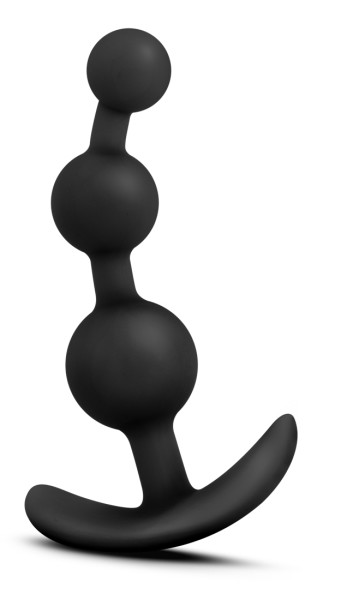 Anal Adventures Platinum Small Anal Beads - Black - Image 4