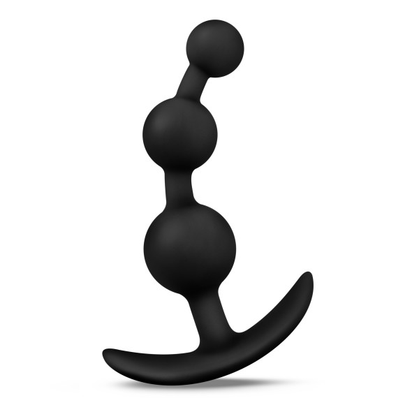 Anal Adventures Platinum Small Anal Beads - Black - Image 5