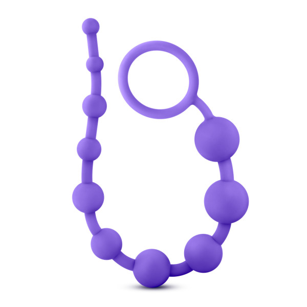 LUXE SILICONE 10 BEADS PURPLE  - BN11001