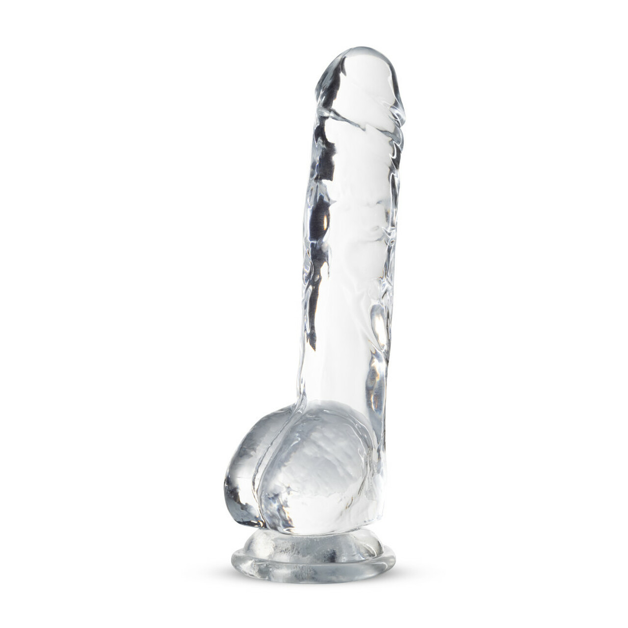 Naturally Yours Diamond Crystalline Dildo Clear - Image 3