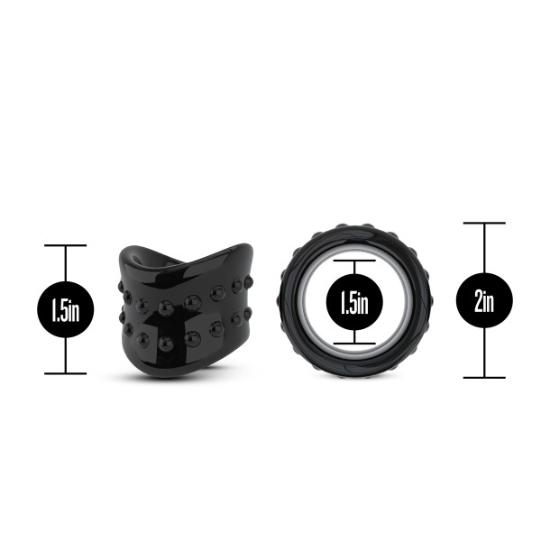 Stay Hard Beef Ball Stretcher Snug X Long 1IN Diameter - Black - Image 3