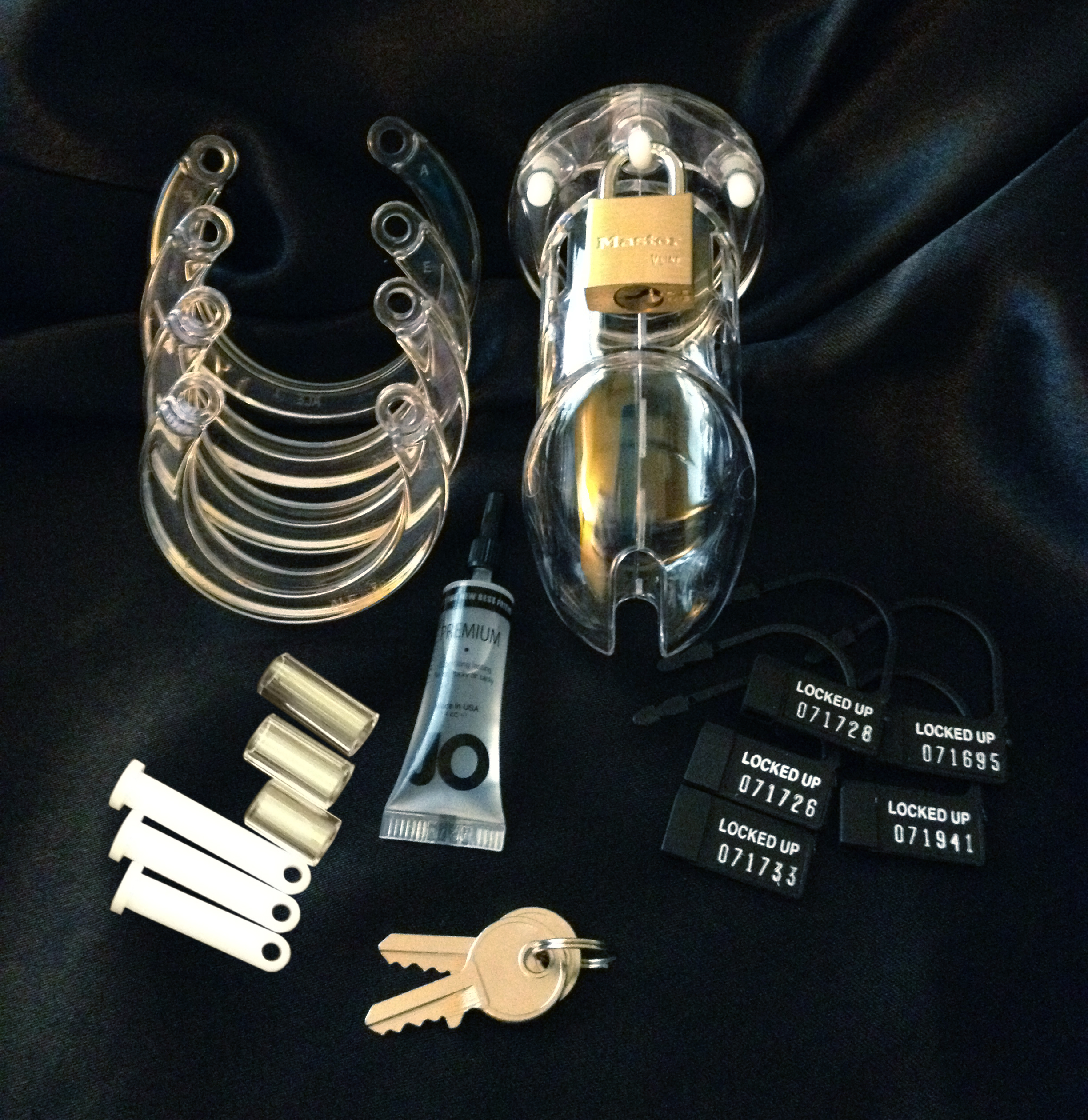 Cb-6000 Male Chastity Device Clear 3 1-4  Cage