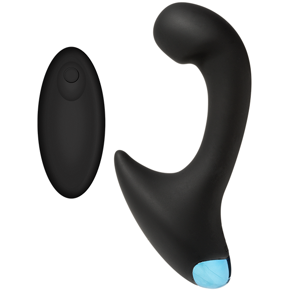 OPTIMALE P-CURVE SILICONE REMO TE RECHARGEABLE-BLACK 