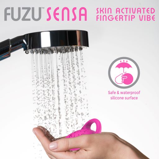 Fuzu Sensa Skin Activated Fingertip Vibe - Pink - Image 3
