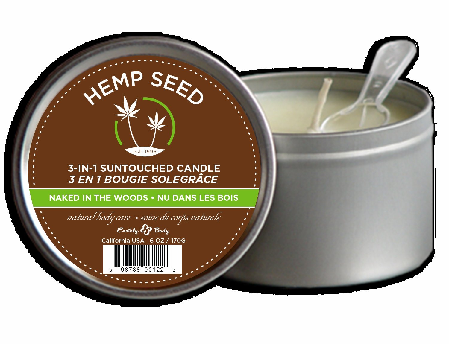 CANDLE 3 IN 1 NAKED IN THE WOODS 6.8 OZ  