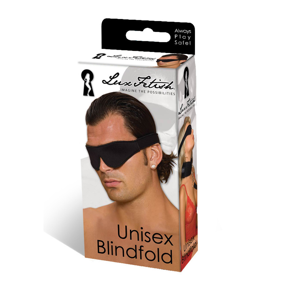 (WD) POLYESTER BLINDFOLD BLACK