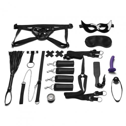 EVERYTHING YOU NEED BONDAGE IN-A-BOX 12PC BEDSPREADERS SET 