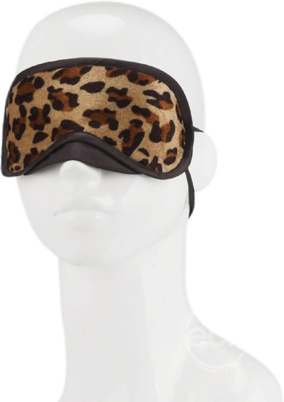 Lux Fetish Peek-a-boo Love Mask Leopard - Image 2