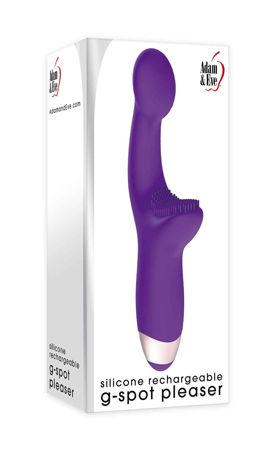 ADAM & EVE SILICONE G-SPOT PLEASER RECHARGEABLE - ENAEWF70512