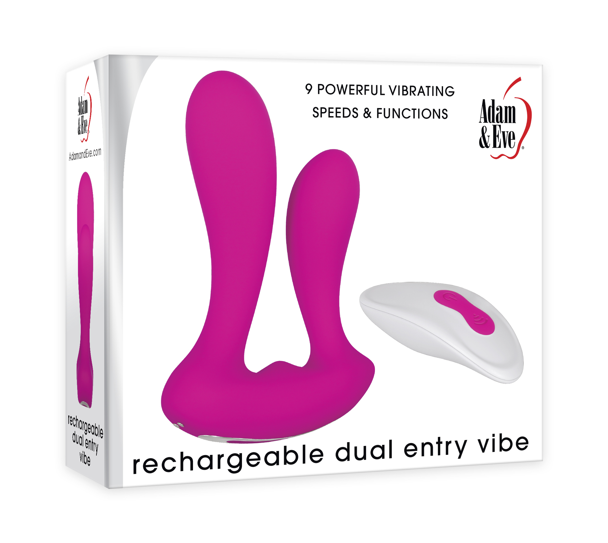 ADAM & EVE RECHARGEABLE DUAL ENTRY VIBE - ENAEWF86452