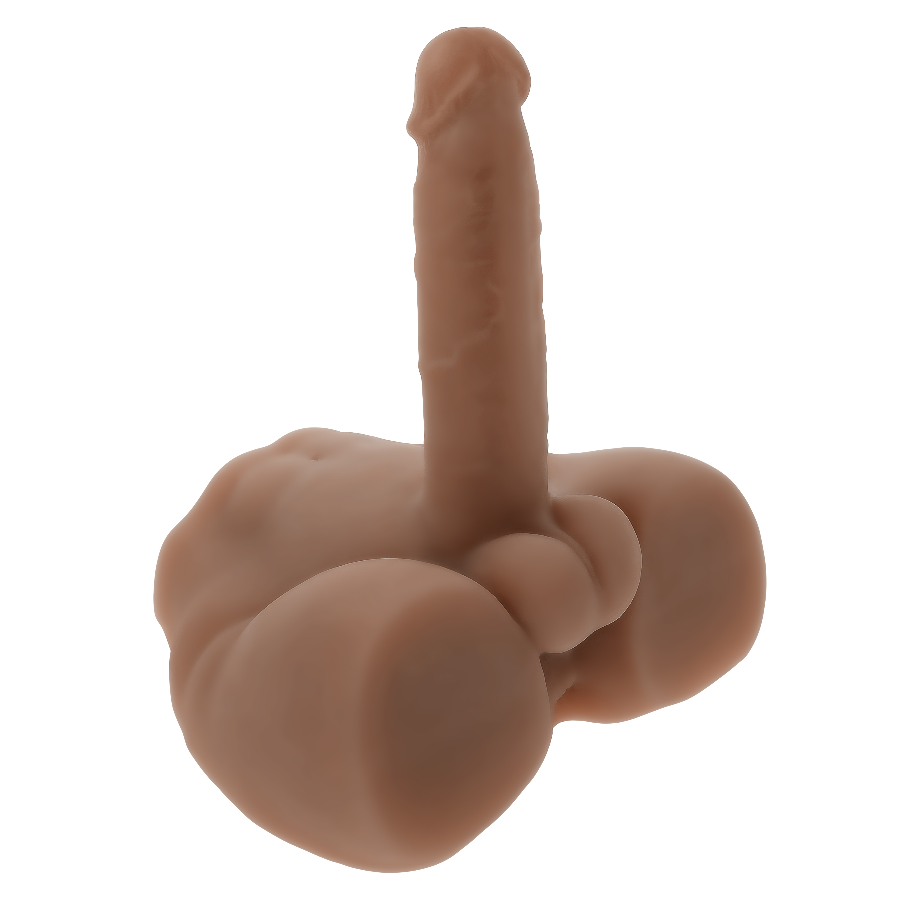 EASY RIDER THRUSTNG & VIBRATING DILDO - DARK 