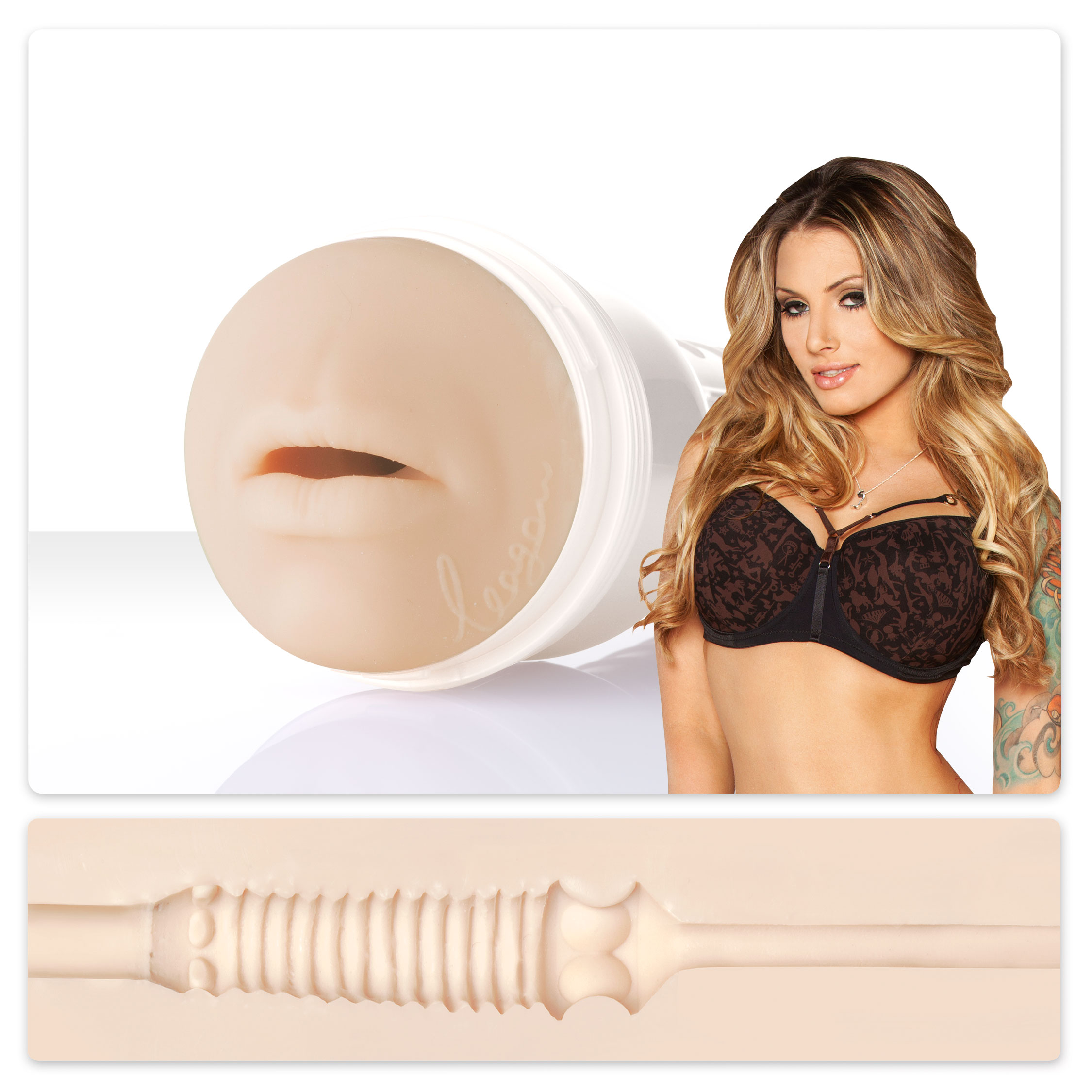 Fleshlight Girls Teagan Presley Swallow is the absolute most realistic oral...